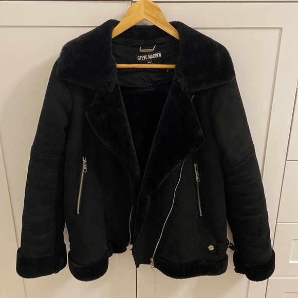 Steve Madden Jackets & Blazers - Womens double faced biker jacket